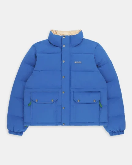 Cobalt-Blue Madhappy x Columbia Wallowa Puffer Jacket