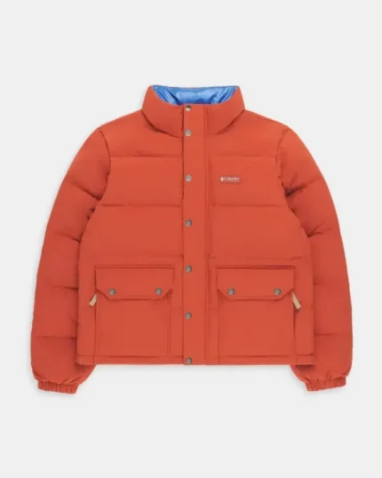 Rust-Red Madhappy x Columbia Wallowa Puffer Jacket